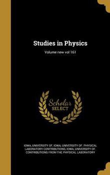 Hardcover Studies in Physics; Volume new vol 161 Book