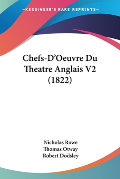 Paperback Chefs-D'Oeuvre Du Theatre Anglais V2 (1822) [French] Book