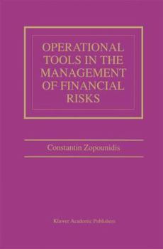 Hardcover Operational Tools in the Management of Financial Risks Book