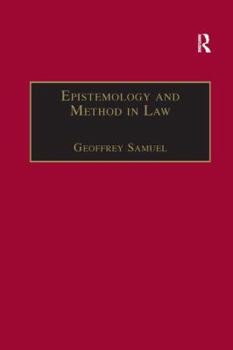 Paperback Epistemology and Method in Law Book