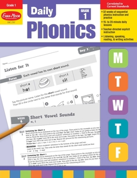 Paperback Daily Phonics, Grade 1 Teacher Edition Book