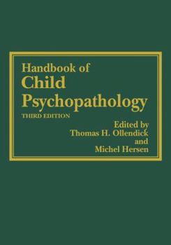 Paperback Handbook of Child Psychopathology Book