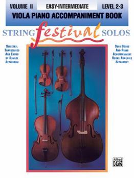 Paperback String Festival Solos, Vol 2: Viola Piano Acc. Book
