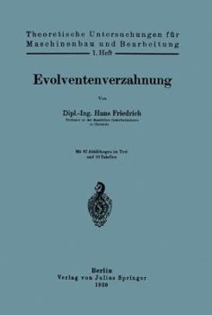 Paperback Evolventenverzahnung: 1. Heft [German] Book