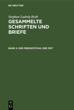 Hardcover Der Predigtstuhl Der Zeit: Aufsätze Aus Den Jahren 1842-1848 [German] Book