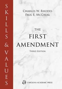 Paperback Skills & Values: The First Amendment (Skills & Values Series) Book