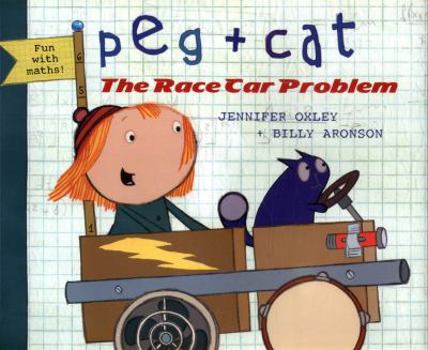 Paperback Peg Cat The Race Car Problem Book
