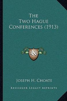 Paperback The Two Hague Conferences (1913) Book