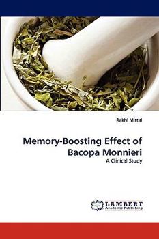 Paperback Memory-Boosting Effect of Bacopa Monnieri Book