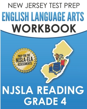 Paperback NEW JERSEY TEST PREP English Language Arts Workbook NJSLA Reading Grade 4: Preparation for the NJSLA-ELA Book