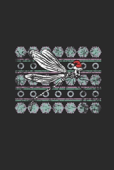 Ugly Christmas Dragonfly: Graph Paper Notebook (6" x 9" - 120 pages) ~ Christmas Themed Notebook for Daily Journal, Diary, and Gift