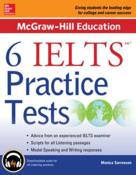 Paperback McGraw-Hill Education 6 Ielts Practice Tests with Audio Book