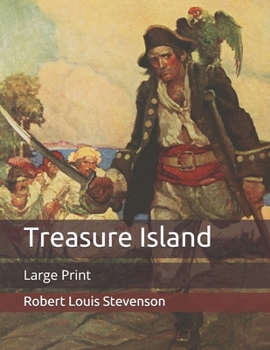 Paperback Treasure Island: Large Print Book