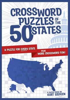 Paperback Crossword Puzzles of the 50 States Book