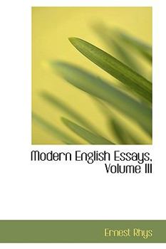 Paperback Modern English Essays, Volume III Book