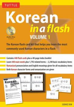Paperback Korean in a Flash Kit Volume 1: (Audio CD Included) Book