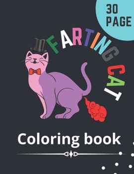 Paperback Farting Cat Coloring Book