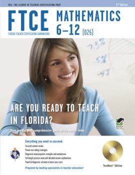 Paperback FTCE Mathematics 6-12 W/CD-ROM Book