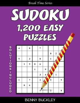 Paperback Sudoku 1,200 Easy Puzzles. Solutions Included: A Break Time Series Book