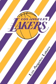 Paperback Los Angeles Lakers: Lakers Striped Journal - Laker Fan Appreciation Notebook - NBA Journal & Notebook Book