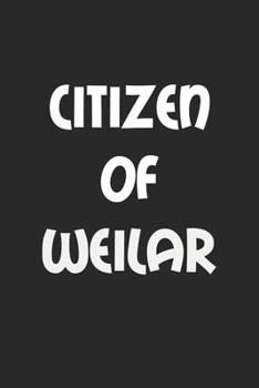 Weilar: Zeige aus welcher Stadt du kommst | Notizen für deine Geschichten | Notizblock A5 120 Seiten | Weiße Seiten mit Rahmen (German Edition)