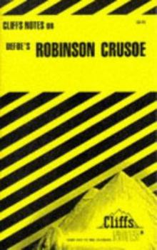 Paperback Cliffsnotes on Defoe's Robinson Crusoe Book