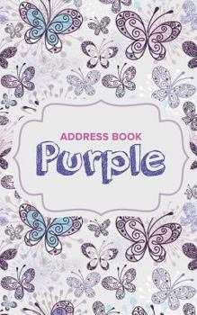 Paperback Address Book Purple Book