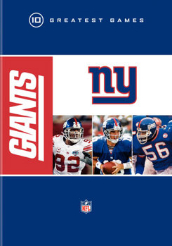 DVD NFL: New York Giants 10 Greatest Games Book