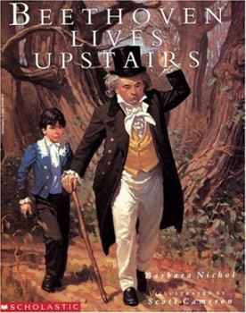 Paperback Beethoven Lives Upstairs Book
