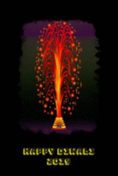 Happy Diwali 2019: Thoughtful Diwali Gift, Lined Blank Notebook, Mandala Back Cover, 6 x 9, 120 White Color Pages, Matte Finish Cover