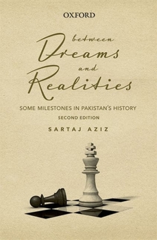 Hardcover Between Dreams and Realities: Some Milestones in Pakistans History Book