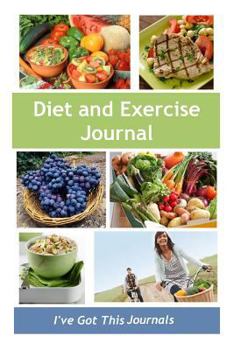 Paperback Diet and Exercise Journal Book