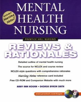 Paperback Mental Health Nursing: Reviews & Rationales Book