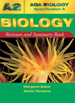 Hardcover Aqa (A) A2 Biology Revision and Summary Book