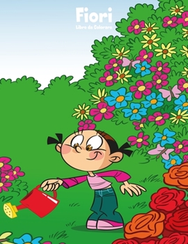 Paperback Fiori Libro da Colorare 1 [Italian] Book