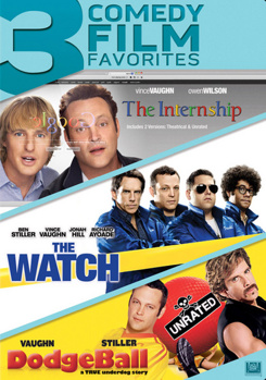DVD The Internship / Watch / Dodgeball Book