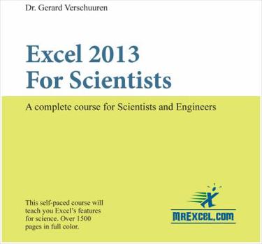 Paperback Excel 2013 for Scientists Book