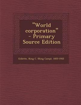 Paperback "World corporation" Book