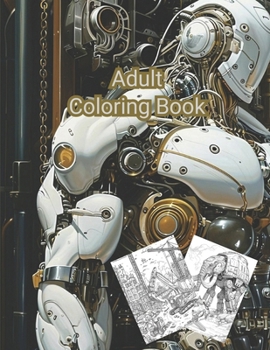 Paperback Robots Coloring Book For Adults: With 50 Stunning Designs, Stress Relieve Book