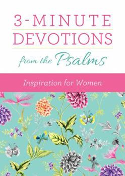 Paperback 3-Minute Devotions from the Psalms: Inspiration for Women Book