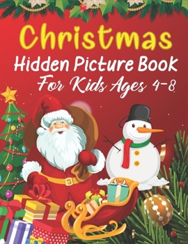 Paperback Christmas hidden picture book For Kids Ages 4-8 Book