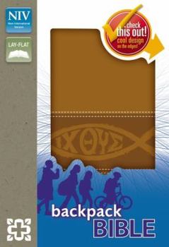 Imitation Leather Backpack Bible-NIV-Fish Book