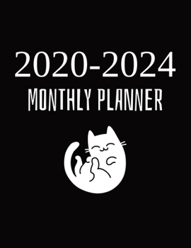 Kawaii Cat 2020 - 2024 Monthly Planner: 5 Year Monthly Planner Organizer with Federal Holidays Inspirational Quotes and Federal Holidays