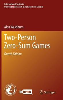 Hardcover Two-Person Zero-Sum Games Book