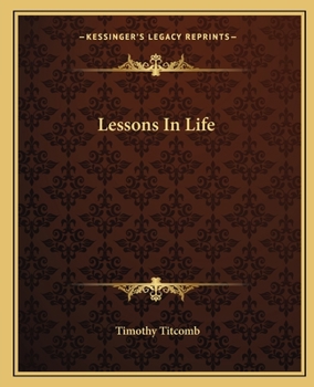 Paperback Lessons In Life Book