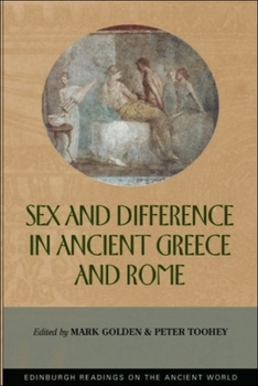 Hardcover Sex and Difference in Ancient Greece and Rome Book