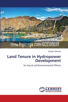 Paperback Land Tenure in Hydropower Development Book