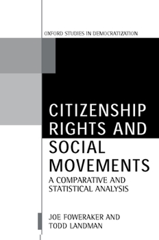 Paperback Citizenship Rights and Social Movements: A Comparative and Statistical Analysis Book