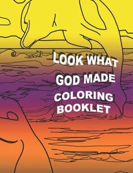 Paperback Look What God Made Coloring Booklet Book