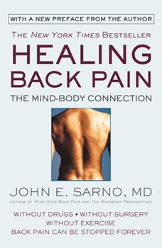 Paperback Healing Back Pain: The Mind-Body Connection Book